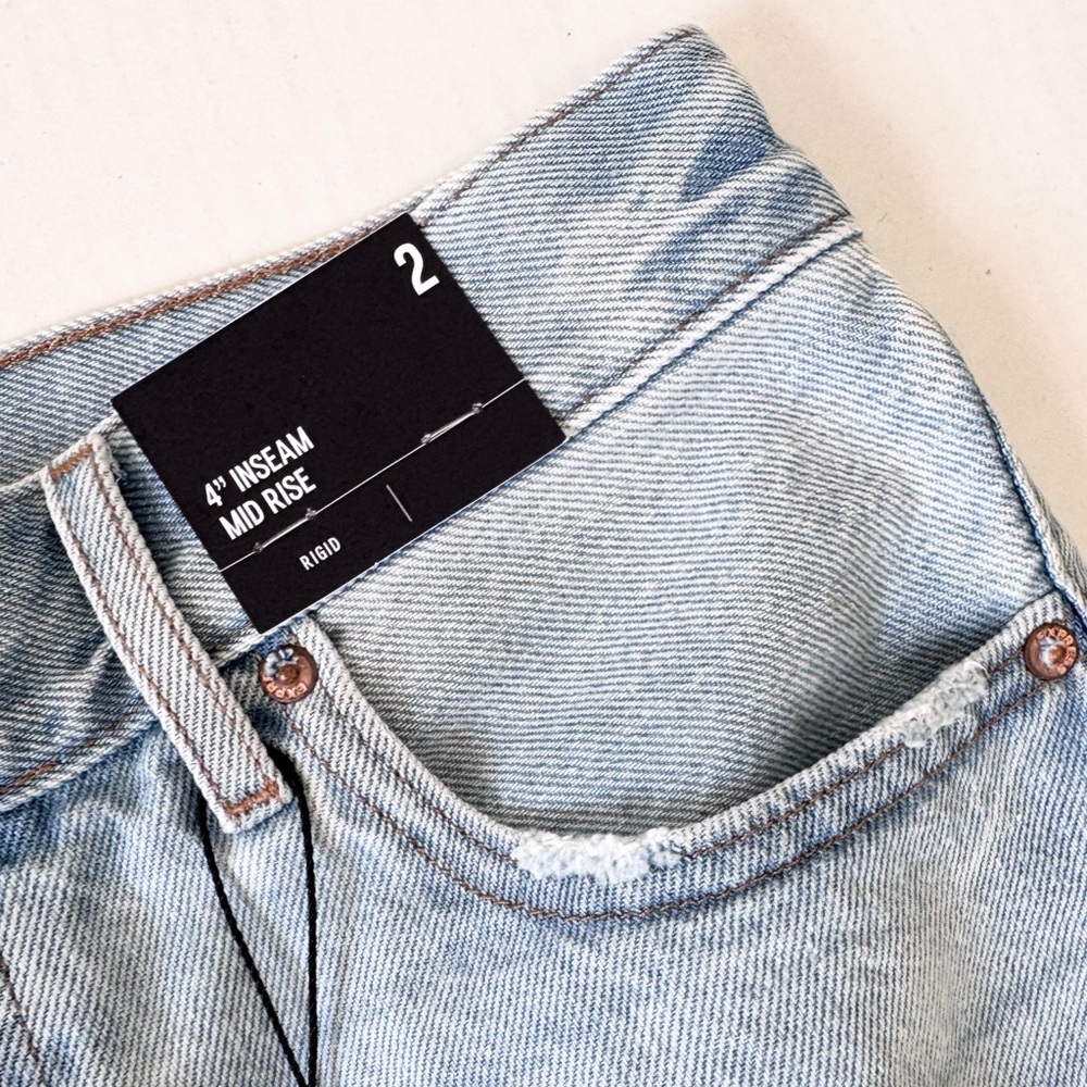 Express Midi Jean Shorts - Picture 6 of 8